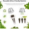image:imageinbloom 12Pod Pepper Seed Pod Kit for AeroGarden iDOO Ahopegarden Hydroponic Growing System Include Cucumber RedampGolden Tomato Red Chili Pepper GreenampYellow Pepper Purple Pepper 400 SeedsSalad