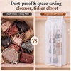 image:imageinbloom Purse Organizer for Closet with PEVA Dust Cover Hanger Storage