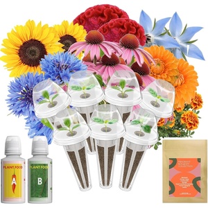 image:imageInbloom Fragrant Bouquet Flower 7 Pods Seed Pod Kit for AeroGarden iDoo Ahopegarden GARDENCUBE350 Flower Seeds with Marigold Daisy Cockscomb Borage Dwarf Sunflower Bambino Marigold DahliaFragrant Flower